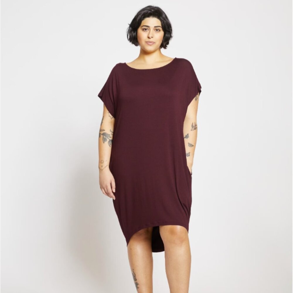 Helen Liquid Jersey Shirt Dress by Universal Standard (S)